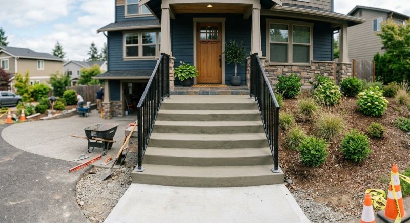 Concrete Steps Replacement in Sacramento, CA